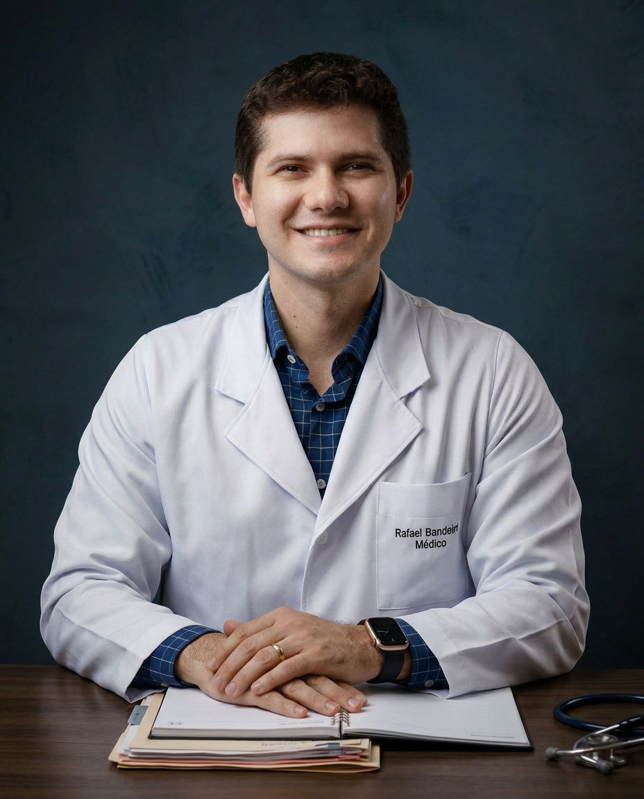 Retrato profissional do Dr. Rafael Bandeira Lages